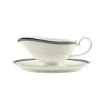 Nikko Midnight Pearl Gravy Boat & Stand, 17.5oz