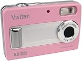 Vivitar VIVICAM-5188PNK 5.0MP Camera with 2.0-Inch LCD and Waterproof Case (Pink)
