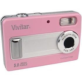 Click here to buy Vivitar VIVICAM-5188PNK 5.0MP Camera with 2.0-Inch LCD and Waterproof Case (Pink).