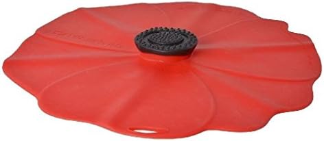 Cherry Queen Charles Viancin Silicone Poppy Lid and Food Cover 8 Inches - Medium - 2903