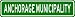 ANCHORAGE MUNICIPALITY City Limit Sign - High Quality Aluminum