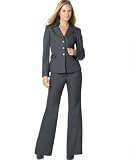 Tahari Coachman-Collar Pant Suit