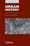 Urban History Volume 35 Part 1 May 2008
