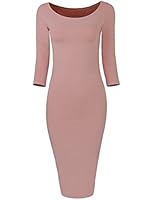 Vip Women's Long Sleeved Geometric Retro Square Print Midi Dress