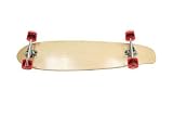 Natural Maple Kick tail Longboard Complete silver trucks orange wheels 9 x 36