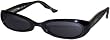 Porn Star Optics STILETTO Black Sunglasses with Smoke Polycarbonate Lenses
