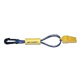 Whistle w/Lanyard, purple/yellow