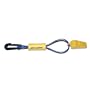 Whistle w/Lanyard, purple/yellow