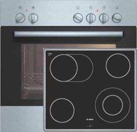 BOSCH HND 1015 Herdset edelstahl