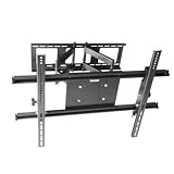 TecTake 400065 Wandhalterung für Flachbildschirme 117 cm (46 Zoll) bis 160 cm (63 Zoll)