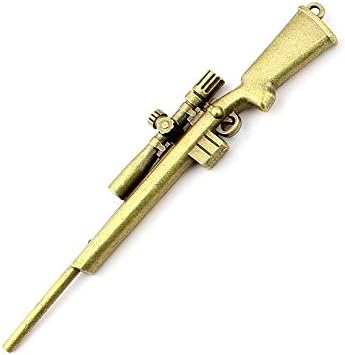 5 Pieces jewelry making charms H83467 Rifle Findings Supplies Wholesale Ancient Fashion Bulk