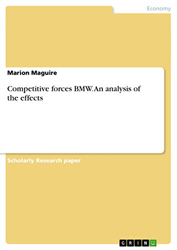 Competitive forces BMW. An analysis of the effects