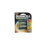 Duracell DC1500B4N Rechargeable AA NiMH Batteries (4 Pack) by 