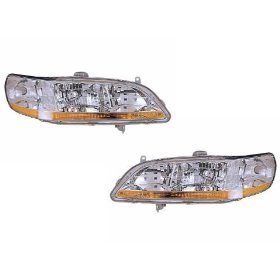 Honda Accord Coupe/Sedan Headlights OE Style Replacement Headlamps Driver/Pas...