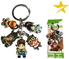 League of Legends Characters 5 in 1 Metal Keychain