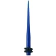8 Gauge Dark Blue Acrylic Taper