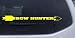 8.5in X .8in Yellow -- Bow Hunter Hunting And Fishing Car Window Wall Laptop Decal Sticker