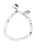 Alexandra Plata Pulsera Bola