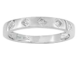 10KT WG .15CTW DIAMOND BAND