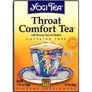 Throat Comfort Tea 16 Bags ( Value Multi-pack of EIGHT(8) x 6 ) by Yogi Teas