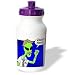 Mark Grace GRACEVISIONS Aliens And UFOs - ALIENS AND UFOS alien hybrid on white - Water Bottles
