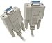 DB9 Female to DB9 Female 9C Serial Straight Thru Cable Molded 6 ft