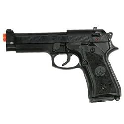 Spring Loaded Full Metal Gear Pistol Airsoft Gun.