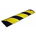 Cortina 2055SB 6 foot Speed Bump - Black Rubber w/Yellow Reflective Stripes (3 Pack)
