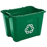 Rubbermaid Recycling Box - 14 Gallon Green