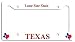 Texas License Plate Frame