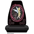 Tinkerbell "Optic Mix" Seat Covers (Black/Pink, Sold Individually)