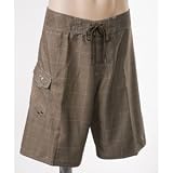 O'Neill Parker men's hybrid casual boardshorts - brown plaid