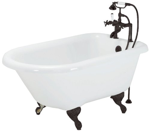 Elizabethan Classics ECUSAR54ORB RollTop Soaking Tub