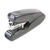 Flat Clinch Mini Stapler, with Staple Remover, up to 20 Sheets, Dark Gray (MXBHD10DFLDKGY)