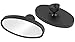 Bikers Choice Fusion Mirrors Oval BLK for Harley FLHX FLHT