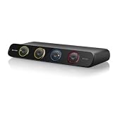 Belkin Soho F1DS104L VGA and USB 4 Port In/Out KVM Switch (Black)