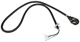 Whirlpool PT600L 6-Foot 30 Amp 4 Wire Dryer Power Cord