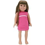 The Springfield Collection by Fibre-Craft Pre-Stuffed Doll, 18-Inch, Emma/Brunette Hair/Brown Eyes