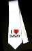 I Love Bavay Party Decoration Necktie
