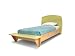 Eco-friendly Kid's Twin Bed - Surfin Kids Leaf Finish