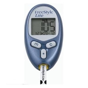 FreeStyle Lite Blood Glucose Monitoring System Diabetic Meter Kit