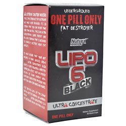 Nutrex Lipo 6 Black Ultra Concentrate 60 ea