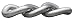 : Authentic Models - Chain Link Set of 3 - Chunky Oversized Replica - 40 x 14 x 8 cm