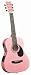 Saga 34 Inch One Man Band Acoustic Guitar with On Board Electronic Accompaniment, Pink