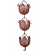 Monarchs Pure Copper Sundrop Rain Chain 8-1/2 Feet Length