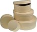 Pappschachtel Rund natur 8,0x4,5cm ME 34700