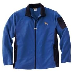 Mens Micro Fleece Unlined Jacket Boxer Ears Down by Your Breed