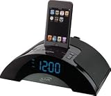 iLive IC618B Clock Radio with Enhanced Sound and Docking Station for iPod (Black)