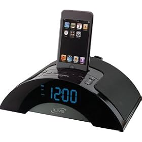 Click here to buy iLive IC618B Clock Radio with Enhanced Sound and Docking Station for iPod (Black) by GPX.