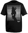 No Fear Men's BLINDERS T-Shirt- Black